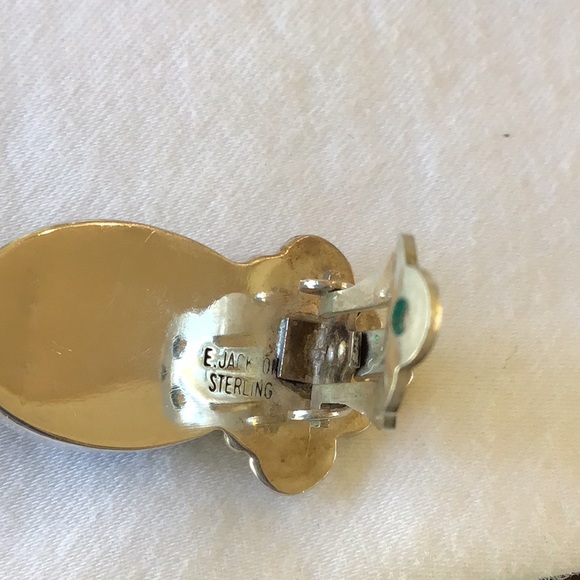 🌵Black Onyx Vintage 925 Earrings🌵 - Picture 5 of 5